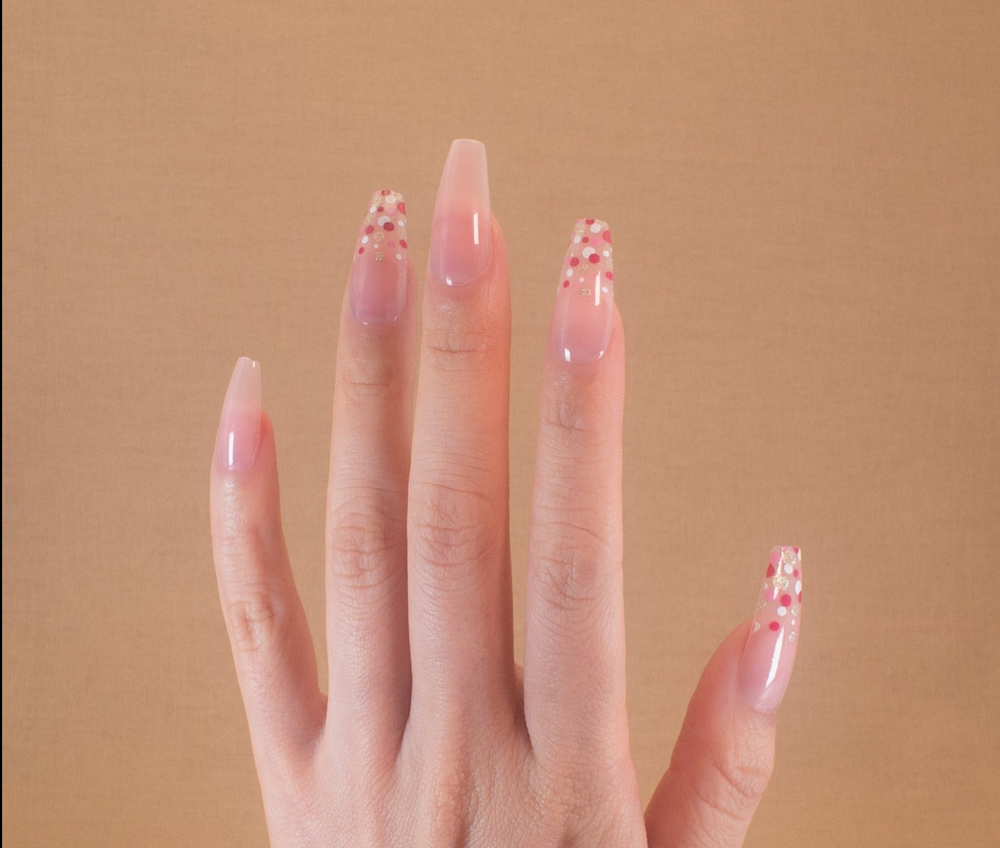 PressMe!  — Polka Dot Pinkies (30pcs)